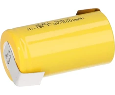 Atminties kortelė Xcell Sub-c akumuliatoriaus elementas – 2000 Mah / 1,2 V / Nimh su Z litavimo ąsele – aukštos kokybės prekės ženklo elementas pramoninės kokybės