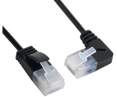 Xiwai Cat6a Ethernet Kabelis, 2m, Kairysis Kampas Rj45