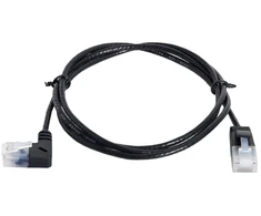 Xiwai Cat6a Ethernet Kabelis, 2m, Kairysis Kampas Rj45