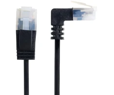 Xiwai Cat6a Ethernet kabelis, 3m, kampinis Rj45 Utp tinklo laidas