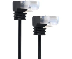 Xiwai itin plonas cat6 ethernet kabelis rj45 kampinis 25 cm utp tinklo kabelis patch kabelis 90 laipsnių cat6a lan nešiojamam kompiuteriui maršrutizatoriui tv box