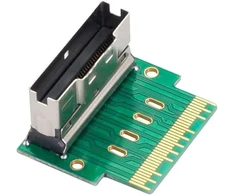 Xiwai Pci-e Slimline Sas 4.0 Sff-8654 8i 74pin į Sff-8654 74pin jungtis iš tėviškos į moterišką prailginimo adapterį kampuoti testavimo įrankiai