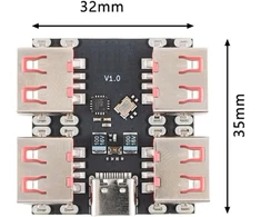 Xiwai usb 2.0 1 į 4 keturių prievadų hub skirstytuvas pcba išplėtimo modulio plokštė kompiuteriams multiport 4 įrenginiai type-c klaviatūrai pelei skaitytuvui spausdintuvui