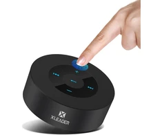 Kompiuterio kolonėlės Xleader Bluetooth kolonėlė, maža muzikos dėžutė su išmaniuoju jutikliniu mini bluetooth garsiakalbiu, atsparus vandeniui radijas dušui, dovanos mergaitėms, berniukams, vyrams, moterims, vaikams (juoda)