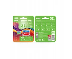 Xo 32gb microsdhc atminties kortelė su adapteriu, žalia, universali, c10