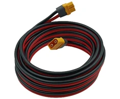 Xt60 prailginimo laidas 12awg 3m vyriškas-moteriškas