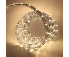 Xunata 220v-240v Led juosta, 36 šviesos diodai metre, Ip65 vandeniui atspari žarna-virvė, skirta vidaus ir lauko sodo vakarėlio Kalėdų dekoracijoms, šiltai balta, 6 m