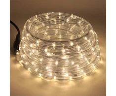 Xunata 220v-240v Led juosta, 36 šviesos diodai metre, Ip65 vandeniui atspari žarna-virvė, skirta vidaus ir lauko sodo vakarėlio Kalėdų dekoracijoms, šiltai balta, 6 m