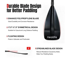 Xuxiake irklas Sup lentai su aliuminio kotu ir nailono mente, plūduriuojantis irklas, reguliuojamas 170-210 cm