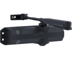 Yale 4000-0001-00-55 durų pritraukėjas su standartine trauke, juodas, 4000 serijos korpusas + standartinė traukė