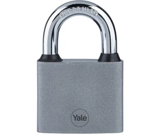 Yale - y111s/50/116/1 pakabinama spyna 50 mm - sidabrinė - grūdinto plieno grandinė - naudojimui patalpose