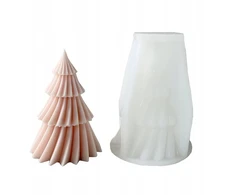 Yankee Candle Silikoninė forma žvakėms, vaškui, Eglutė Garbanota M