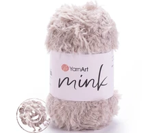 Yarnart Mink 337 pilkai smėlinė [100% poliamidas]