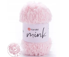 Yarnart | Mink | 347 | šviesiai rožinė [100% poliamidas]