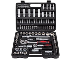 Yato 109 elementų lizdinių raktų rinkinys su Torx ir teleskopiniu magnetiniu paėmėju
