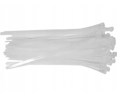Yato plastikinės atsegamos baltos spalvos kabelinės jungtys 7,6x250mm 50vnt. (raišteliai)