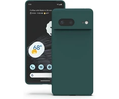 Yatwin dėklas, skirtas google pixel 7, aukščiausios kokybės silikoninis telefono dėklas su kameros apsauga, švelnus, minkštas, itin plonas, atsparus smūgiams, atsparus įbrėžimams, apsauginis dėklas, žalias