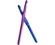 Yeashi nėrimo vąšelių rinkinys - 14 dalių ergonomiškas aliuminio rinkinys su 14 dydžių (2 mm - 10 mm) pradedantiesiems ir profesionalams - idealiai tinka mezgimui ir nėrimui - spalvingas