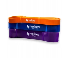Yellowpower Band treniruočių guma - rožinė, pasipriešinimas 11-23 kg