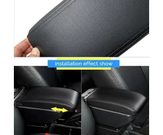 Yjywzh Porankiai Ford Focus 2 Mk2 centrinės konsolės daiktadėžė dvigubo sluoksnio su gėrimų laikikliu