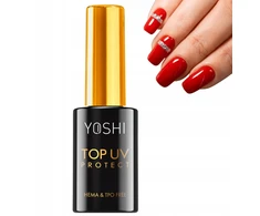 Yoshi hibridinis viršutinis sluoksnis Top Uv Protect Uv/led - 10ml apsauga ir blizgesys