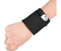 Yosoo sportinė rankos piniginė, apyrankė monetų raktų laikymo užtrauktuku kišenė sportinė rankos piniginė sporto salei bėgimui vyrams ir moterims bėgiojimui lauke žygiams bėgimui kelionėms