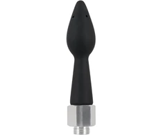You2toys Rear Splash Shower Silicone - intymus dušas su silikoniniu kištuko priedu, dušas vyrams ir moterims, juodas, 1 vnt.