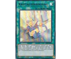 Yu Gi Oh Lds1-de112 – Crystal Connection – Ultra Rare (violetinis šriftas) – Yugioh – vokiečių kalba – 1-asis leidimas rinkinyje su Ultra Pro Toploader ir Ultra Pro apsauginiu dėklu (skaidrus)