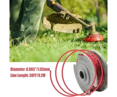 Ywnyt Gardena 5306-20 žoliapjovės ritė 1,65 mm x 9,2 m atsarginė ritė ir valas, skirtas Gardena Turbo Trimmer Smallcut 300, Gardena Turbo Trimmer Art 8844 ir Art 8845 (5 vnt.)