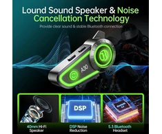 Yytfy motociklo šalmo garsiakalbis bluetooth ausinės bluetooth šalmo ausinės su balso asistentu, ipx67 atsparios vandeniui ir hifi garso kokybės bluetooth ausinės 1200 mah baterija