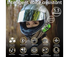 Yytfy motociklo šalmo garsiakalbis bluetooth ausinės bluetooth šalmo ausinės su balso asistentu, ipx67 atsparios vandeniui ir hifi garso kokybės bluetooth ausinės 1200 mah baterija