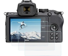 Objektyvas Z50 kameros ekrano apsauga, skirta Nikon Z50 Z 50 Z50 skaitmeniniam fotoaparatui [3 vnt.], Fire Rock grūdintas optinis stiklas, apsaugantis nuo įbrėžimų ir burbuliukų, skirtas Nikon Z50 Z 50