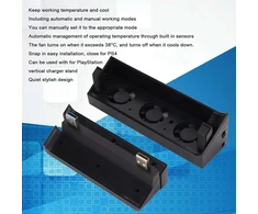 Žaidimų konsolės ventiliatorius, skirtas Slim aušintuvo temperatūros valdymo ventiliatoriui + stebulės prailginimo rinkinys, Usb automatinis išmanusis išorinis aušintuvas su Hub, skirtas Slim Host, numatytasis