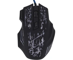 Kilimėlis Žaidimų pelė, 7 mygtukų Usb laidinė optinė žaidimų pelė lengvos kompiuterinės pelės, skirtos Pc žaidimams, skirtos 7/8/10/xp, skirta Vista, skirta Linux, skirta Mac