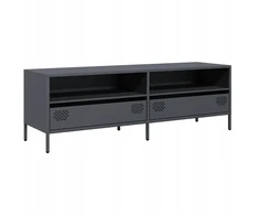 TV staliukas Zakito Home Industrinė Tv spintelė, antracito spalvos, 135x39x43,5 cm