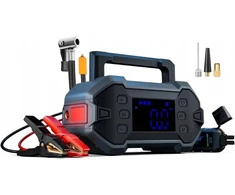 Žalias Keeper paleidimo įrenginys Powerbank 3000a 12v su kompresoriumi 150psi 20000mah