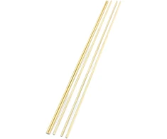 Žalvarinis apvalus strypas 300x3mm, 5 vnt.