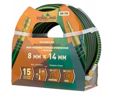 Žarna kompresoriui guminė pneumatinė 8mm x 14mm -15m 60 Bar