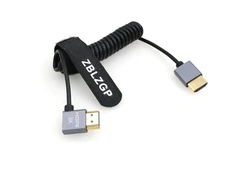 Zblzgp 8k Hdmi kabelis Hdmi 2.1 Hdmi kabelis, skirtas XBOX Serries X Ps5 Ps4 Ps4 Chromebook nešiojamiesiems kompiuteriams 60hz Hdmi skirstytuvo kabelis Skaitmeninis kabelis (hdmi, kairinis lenkimas, spiralinis)