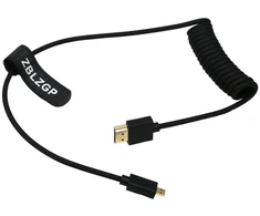 Zblzgp 8k Ultra High Speed Hdmi kabelis 8k 60hz 4k 120hz pintas kabelis Hdmi 2.1 kabelis 48gbps skirtas Tv / Ps5 / Ps4 / Hdtv / Rtx 3080 3090 nešiojamam kompiuteriui projektoriui Smallhd monitoriui Micro Hdmi į Hdmi