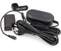 Zblzgp Dmw-ac8 Ac adapterio maitinimo šaltinis ir Dmw-dcc12 fiktyvi baterija Dc jungties rinkinys, skirtas Panasonic Lumix Dmc-gh3k Dmc-gh4k Dmc-gh5 Dc-g9l fotoaparatui