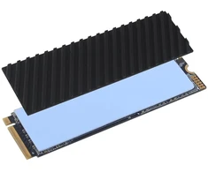 Zde aliuminio M.2 Ssd aušintuvas 70 x 20 x 2 mm su šilumą laidžia lipnia plėvele, skirtas Pc nešiojamam kompiuteriui Raspberry Pi M.2 2280 Ssd Nvme Led stiprintuvui Cpu Ic lustų grandinei