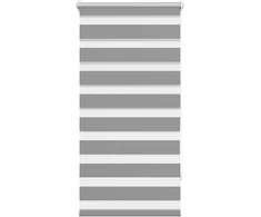 Zebra žaliuzė, 60,9x120 cm, audinys, plotis 56,7 cm, pilka