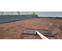 Grandininis pjūklas Žemės lyginimo įrankis xxl 120 cm + ilgas kotas 150 cm