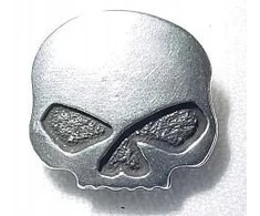 Ženklelis ant varžto Skull Willie kaukolė, prisegamas ženklelis