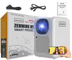 Zenwire Nešiojamas mini projektorius Fullhd 4k 12000lm Wifi Smart Multimedia