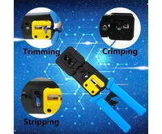 Zhuge Rj45 replės, tinklo įrankių rinkinys, Rj45 replės, skirtos Cat5 Cat5e Cat6 Rj45/rj12 standartinėms ir praeinančioms jungtims, tinklo kabelio testeris