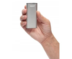 Zibro Heatbank Zippo 3 Powerbank Rankų šildytuvas Sidabrinė
