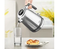 Zilan Skaitmeninis nerūdijančio plieno virdulys 1.7 litro apsauga nuo virimo be vandens Temperatūros reguliavimo funkcija Šildymo funkcija 360° besisukantis pagrindas 1850-2200w