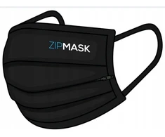 Zip mask – apsauginė kaukė su užtrauktuku – 100% medvilnė, nauja, higieniška